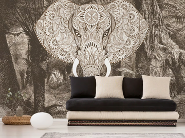 ELEPHANT HEAD - Washable nonwoven wallpaper by Architects Paper - view 3